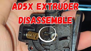 Flashforge AD5X Extruder Jammed Fully Disassemble