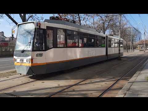 Bucur V2A-T 3003 pe linia 25 plecand din statia "Cartier Panduri"