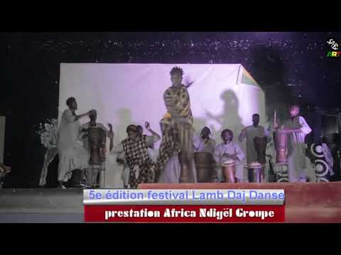 Sabar Dance African Ndiguel Group Festival Lamb Daj Danse 2020 with Yelly Thioune