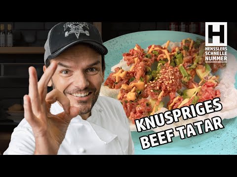 Quick Crispy Beef Tartar Recipe by Steffen Henssler