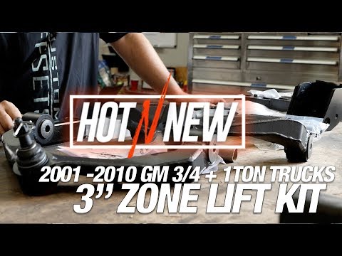 Hot n New Suspension Series Ep. 19: 01-10 GM 3/4 + 1Ton Trucks, Zone 3\" Lift Kit