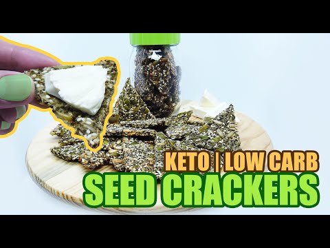 KETO SEED CRACKERS - EASY BAKING RECIPE