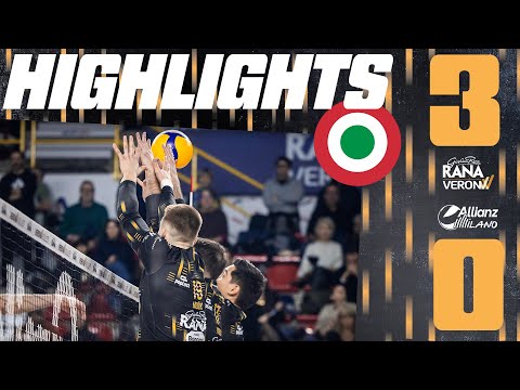 HIGHLIGHTS | Rana Verona-Allianz Milano | Del Monte Coppa Italia Quarterfinals