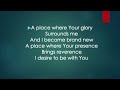 Seek your face - Ron Kenoly Lyrics