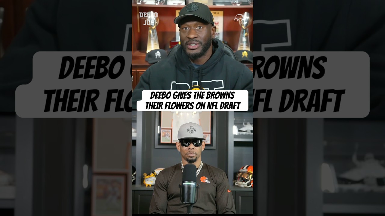 Deebo finally decided to give the #Browns their flowers for having a great #NFLDraft 👀#DeeboAndJoe