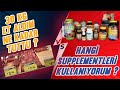 Hangi Supplementleri Kullanıyorum. Buzdolapta Neler Var ?