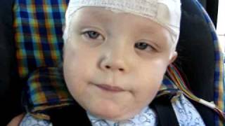 Elliot having a seizure