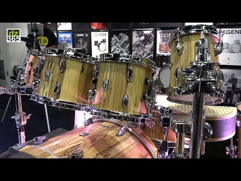 Legend Series Spalted Beech drum finish - British Drum Company