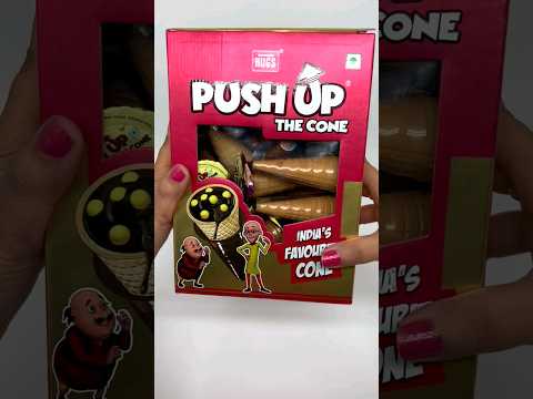 Unboxing Hugs Push up the cone Choco Box | Chocolate Wafer Cone - Chocolate Review #shorts