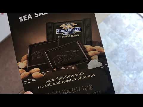 Ghirardelli Sea Salt Soiree 🍫 Intense Dark Chocolate Candy