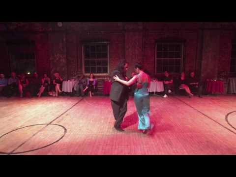  Carla Marano  and  Andres Amarilla  are  dancing  at  Philadelphia International Tango Festival  in  2016
