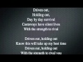 Driven Out - The Fixx (Lyrics)