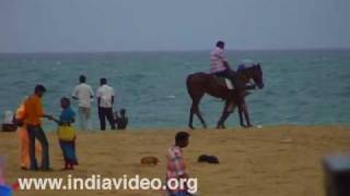 Mahabalipuram Beach in Tamil Nadu 