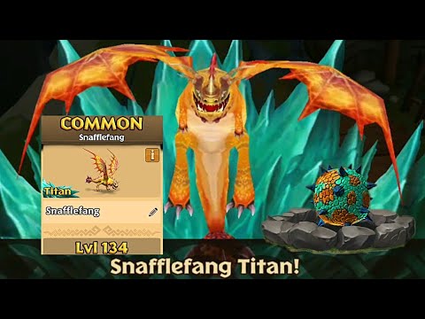 Snafflefang Max Level 134 Titan Mode - Dragons:Rise of Berk