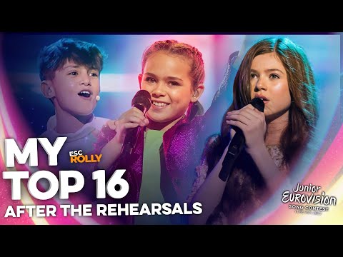 Junior Eurovision 2022 | My Top 16 - After The Rehearsals
