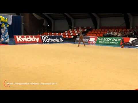 Nordic Championships Rhythmic Gymnastics 2016   Erica Lappalainen FIN