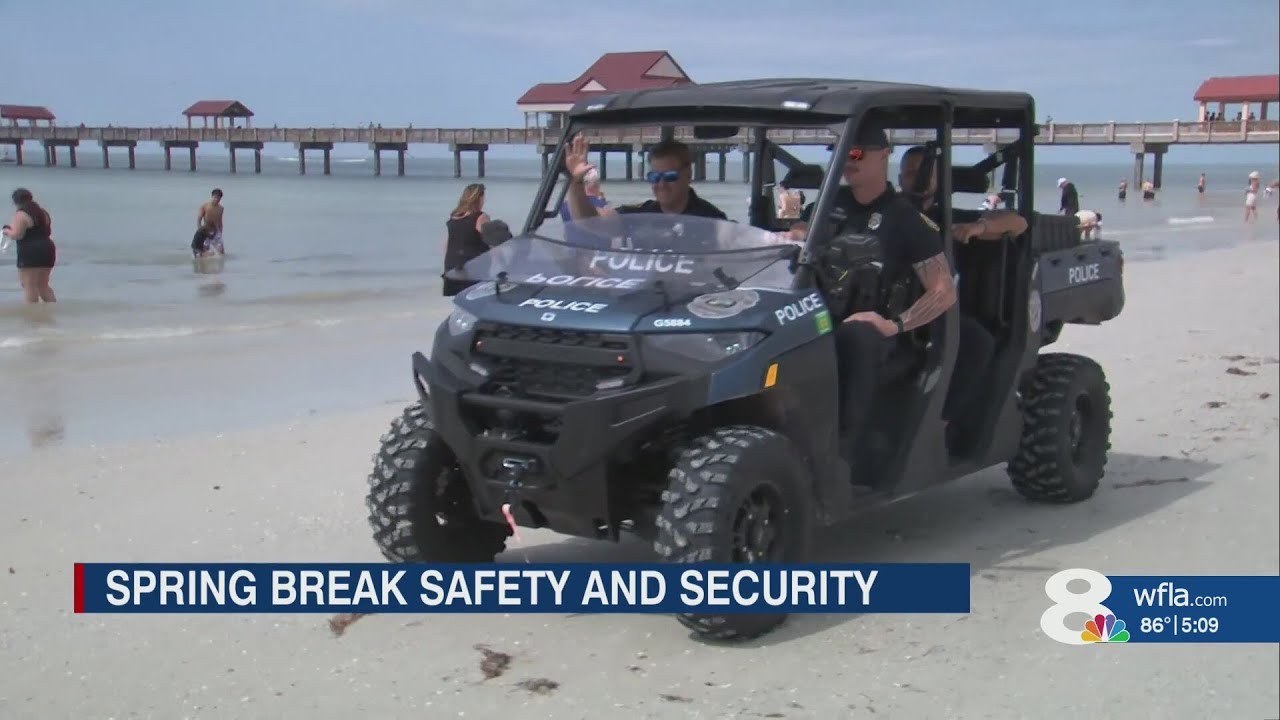 Spring Break off to a good start at Clearwater beach