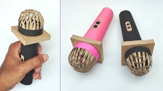 How to make a microphone at home | Cardboard microphone | DIY microphone