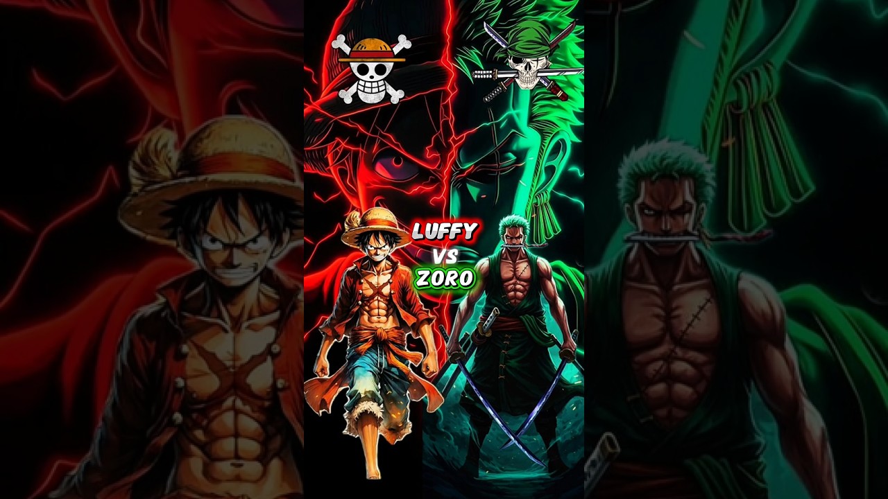 Luffy Vs Zoro || Who Will Win?🤯😱 #luffy #zoro #onepiece #anime