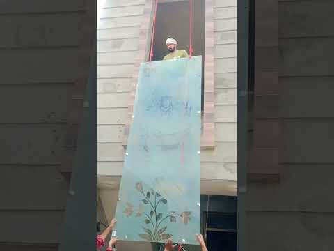 12 mm Monty glass design neelkanth glass house and ALUMINIUM AND STEEL