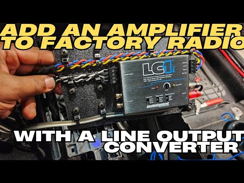 How To Install A Line Output Converter Audiocontrol LC1I