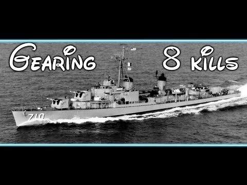 8 kills KRAKEN in a Gearing || World of Warships