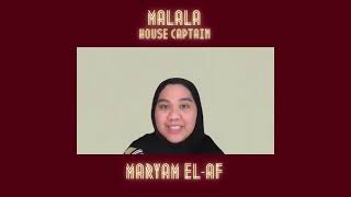 youtube video thumbnail - CGA: Malala House Captain 2022
