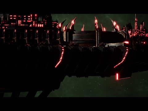 Skalgrim Mod - Planet Killer - Black Legion vs Tyranids - Battlefleet Gothic Armada 2