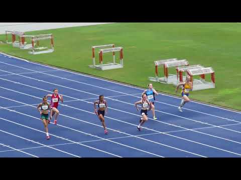 100m 13W H3 Georgia Harris 12.99Q +0.5 Qld School Championships 2017