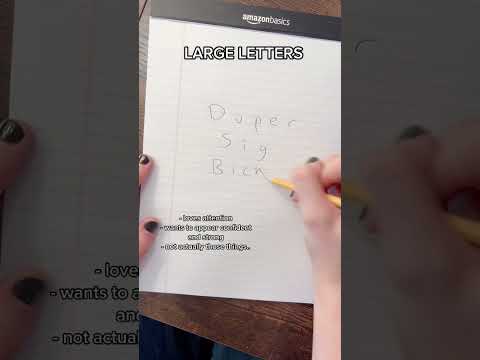 What your handwriting tells about you  | TikTok: @onlyjayus