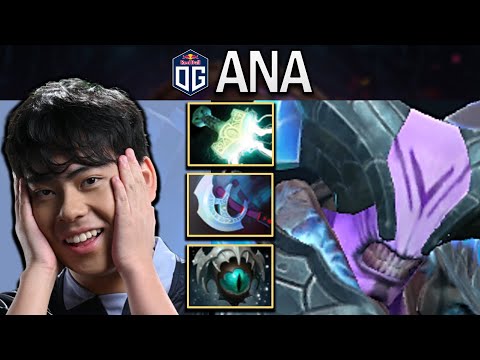 OG.ANA SMURF FACELESS VOID WITH 22 KILLS AND BLUE BUILD - DOTA 2 GAMEPLAY