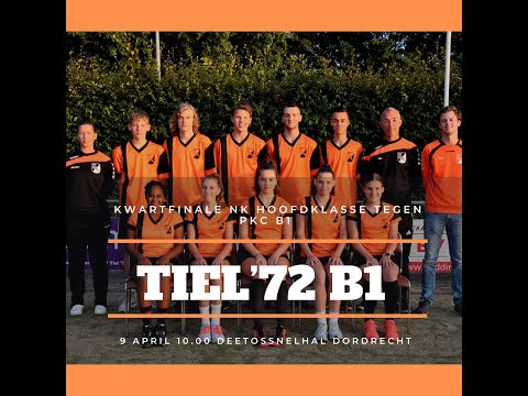 TIEL'72 B1 OP JACHT NAAR NEDERLANDS KAMPIOENSCHAP - Hoofdklasse!