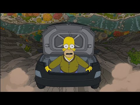 The Simpsons: Larry saves Homer's life.