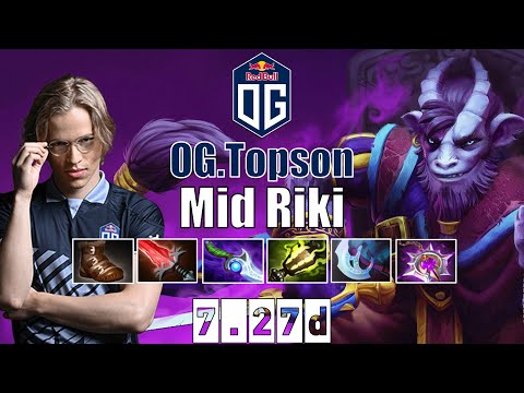 Riki | OG.Topson | Mid Riki | 7.27d Gameplay Highlights