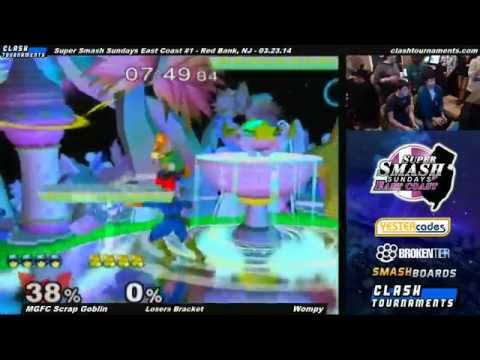 SSS EC 01 - MGFC Scrap Goblin vs Wompy - SSBM