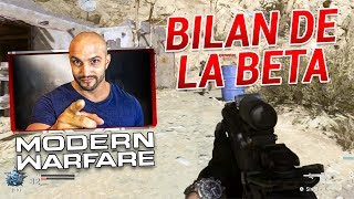 Bilan de la beta de modern warfare mon avis 