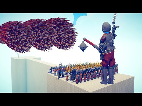 100x MEDIEVAL ADDON UNITS & GIANT vs EVERY GOD - Totally Accurate Battle Simulator TABS