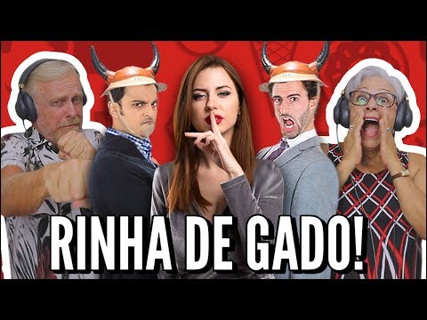 IDOSOS REAGEM A RINHA DE GADO - DESENHOS PTOS