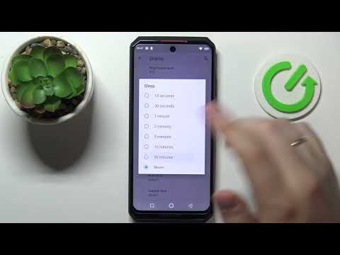 Oukitel K13 Pro - How To Change Screen Timeout To Never