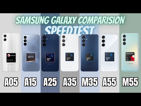 Samsung A05 vs A15 vs A25 vs A35 vs A55 vs M35 vs M55 | Speedtest & Camera Comparison