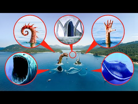 DRONE catches ALL SEA MONSTERS in REAL LIFE!! (SEA MONSTER MOVIE!)