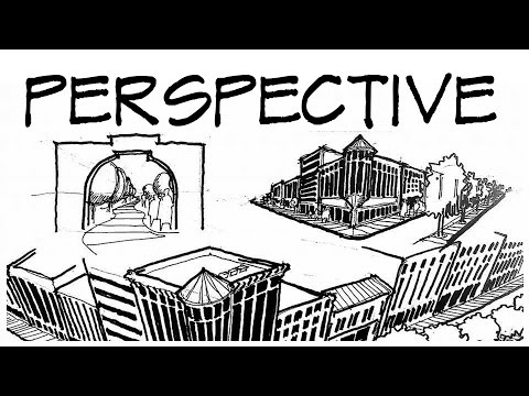 1,2and3-Point Perspective For Architectural Sketches - Architecture Daily Sketches Video