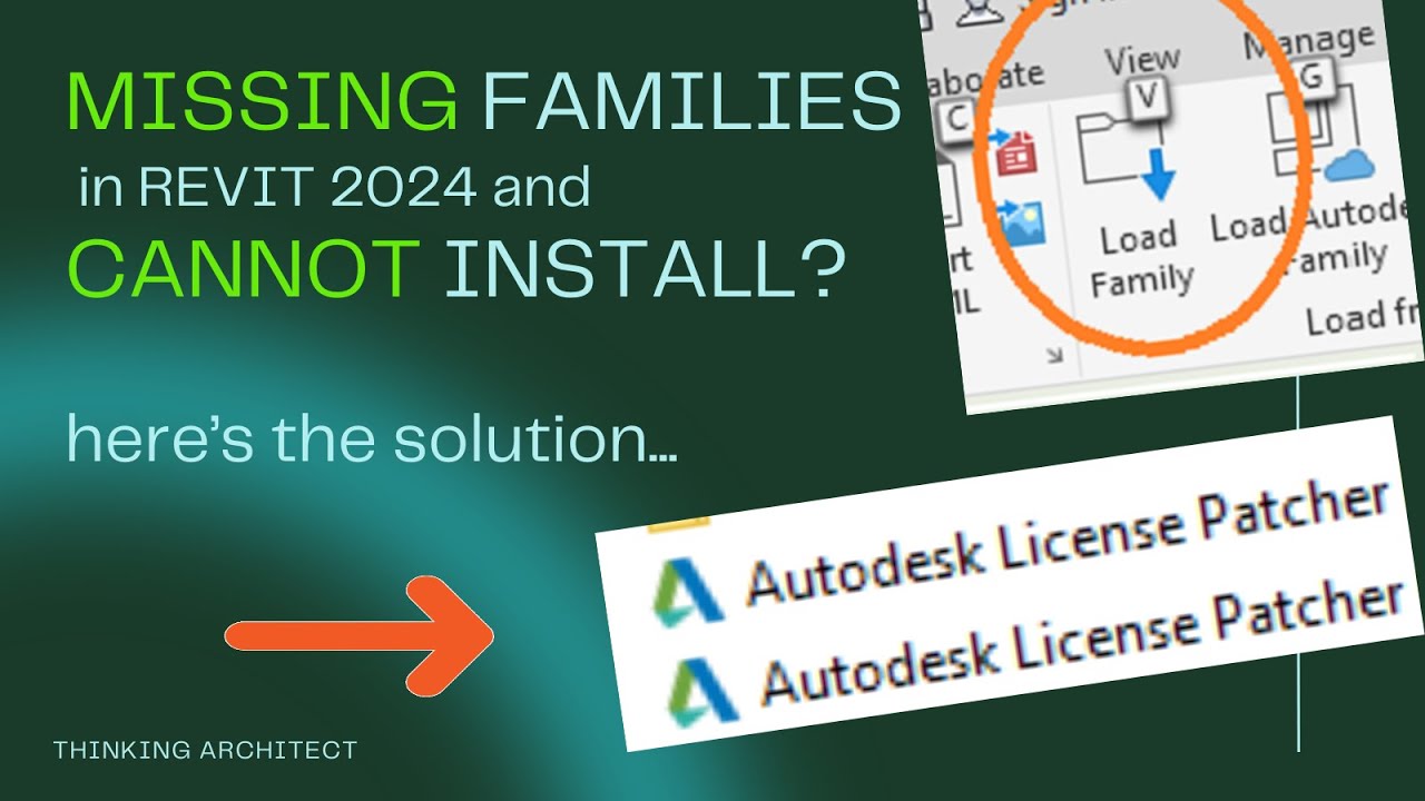 Fix MISSING LIBRARY in REVIT 2024  and CANNOT INSTALL,or installed but Revit  does'nt work anymore!