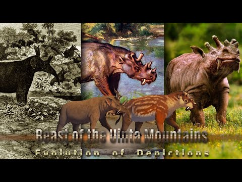 Evolution of Depictions : UINTATHERIUM ANCEPS