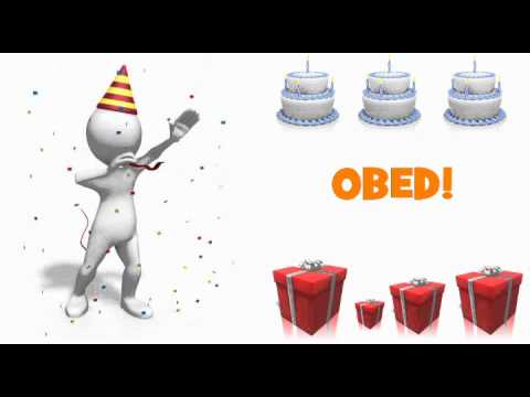HAPPY BIRTHDAY OBED!