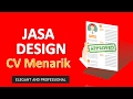 Simak Jasa desain CV Menarik Online Lebih Professional dan Elegan, paling seru! Simak Jasa desain CV Menarik Online Lebih Professional dan Elegan, paling seru!