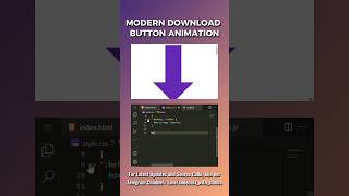Stunning Download Button Animation | HTML CSS JS #ytshorts  #viral  #coding #programming