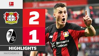 SCHICK Making HISTORY! | BAYER 04 LEVERKUSEN - SC FREIBURG | Highlights | MD 6 – Bundesliga 2026/27