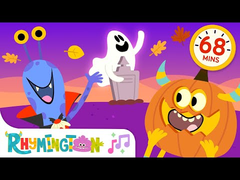 Super Spooky Halloween Storm + More | Top Monster Kids Songs Compilation | Rhymington Square