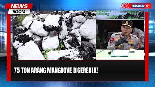 75 Ton Arang Mangrove Siap Ekspor Digagalkan Polisi